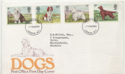 1979-02-07 British Dogs Stamps London WC FDC (88404)