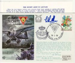 1980-03-29 RAFES SC26 Secret Army in Louvain Signed ENV (88508)