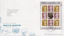 2007-03-01 World of Invention Booklet Stamps T/House FDC (88545)