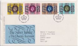 1977-05-11 Silver Jubilee Stamps Windsor FDC (88734)