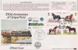 1978-07-05 Horses Stamps RHDR No7 Official FDC (88744)