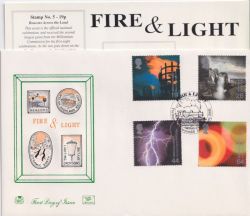 2000-02-01 Fire and Light Stamps Porthmadog FDC (88855)