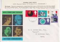 1967-09-19 British Discoveries Cardiff FDC (88867)
