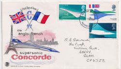 1969-03-03 Concorde Stamps Filton FDC (88936)