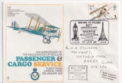 1969-01-10 Passenger & Cargo Service Anniv ENV (88938)