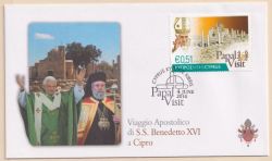 2010-06-04 Cyprus Pope Benedict XVI Visit FDC (88996)