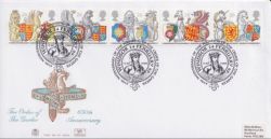 1998-02-24 Queen's Beasts Stamps Windsor FDC (89299)