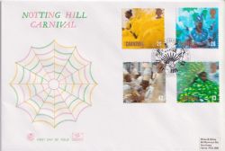 1998-08-25 Notting Hill Carnival Stamps Nottingham FDC (89304)