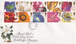 1997-01-06 Greetings Flower Stamps Cardiff FDC (89311)