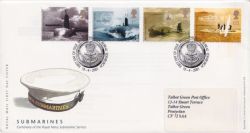 2001-04-10 Submarines Stamps Bureau FDC (89327)
