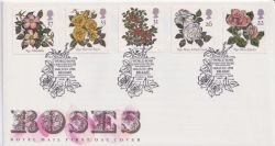 1991-07-16 Roses Stamps Belfast FDC (89341)
