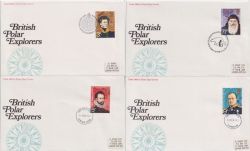 1972-02-16 British Polar Explorers x4 Postmarks FDC (89447)