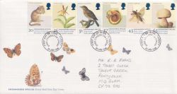 1998-01-20 Endangered Species Stamps Cardiff FDC (89551)