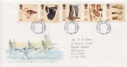 1996-03-12 Wildfowl and Wetlands Stamps Cardiff FDC (89555)