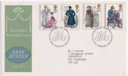 1975-10-22 Jane Austen Stamps Bureau FDC (89617)