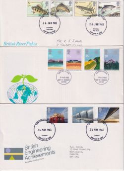 1983 x 6 Cheap First Day Covers (89623)