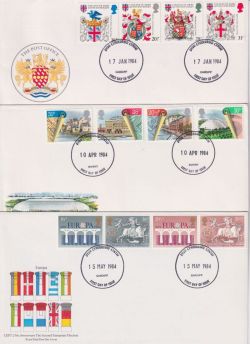 1984 x 6 Cheap First Day Covers (89624)
