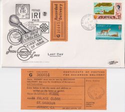 1972-03-25 Jersey Recorded Delivery Envelope (89709)