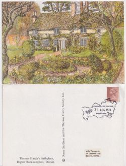 1978-08-21 Thomas Hardy Festival Card (89724)