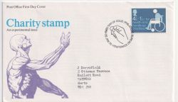 1975-01-22 Charity Stamp Bureau FDC (89869)