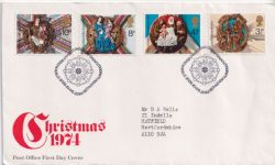 1974-11-27 Christmas Stamps Bethlehem FDC (89870)