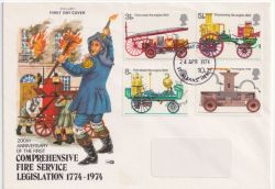 1974-04-24 Fire Service Stamps St Albans FDC (89875)