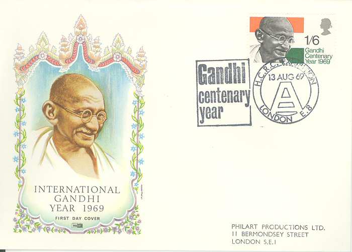 1969-08-13 Gandhi HCRC FDC (805)