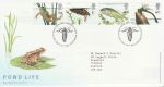 2001-07-10 Pond Life Stamps T/House FDC (71002)