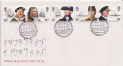 1982-06-16 Maritime Heritage Stamps Greenwich FDC (90112)