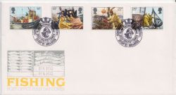 1981-09-23 Fishing Industry Stamps Aberdeen FDC (90117)