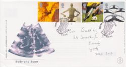2000-10-03 Body and Bone Stamps Glasgow FDC (90147)
