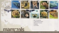 2010-04-13 Mammals Stamps Batts Corner FDC (90173)