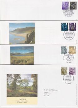 2008-04-01 Regional Definitive Stamps x4 SHS FDC (90205)