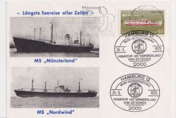 1975 Germany Berlin Ship Theme Card Used (90242)