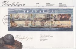2005-10-18 Trafalgar M/Sheet T/House FDC (90296)
