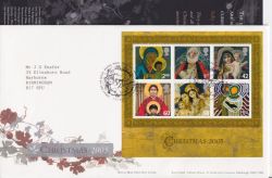 2005-11-01 Christmas Stamps M/S T/House FDC (90297)