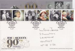 2016-04-21 Queens 90th Stamps Windsor FDC (90300)