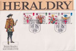 1984-08-01 Heraldry Stamps Manchester Souv (90310)