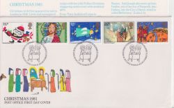1981-11-18 Christmas Stamps Bethlehem FDC (90383)