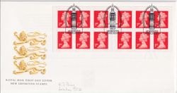 2001-01-29 MD1 10 x 1st S/A Stamps London SW1 FDC (90448)