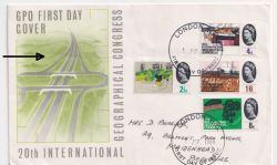 1964-07-01 Geographical Congress London WC FDC (90490)