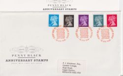 1990-01-10 Penny Black Anniv Stamps Windsor FDC (90546)