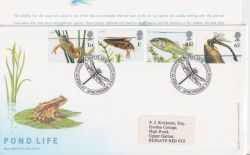 2001-07-10 Pond Life Stamps Alverley FDC (90590)