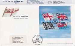 2001-10-22 Flags and Ensigns Stamps Rosyth FDC (90594)