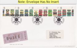 2001-05-15 Buses Stamps COVENT GARDEN FDC (90600)