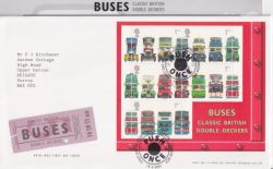 2001-05-15 Buses M/S Covent Garden London WC2 FDC (90601)