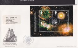 2002-09-24 Astronomy Stamps M/S Star FDC (90613)