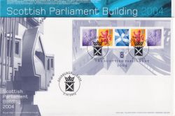 2004-10-05 Scottish Parliament M/S Edinburgh FDC (90643)