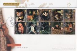 2004-09-16 Woodland Animals Stamps Woodland FDC (90650)