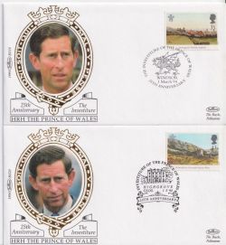 1994-03-01 Investiture Stamps X 5 Benham FDC (90709)